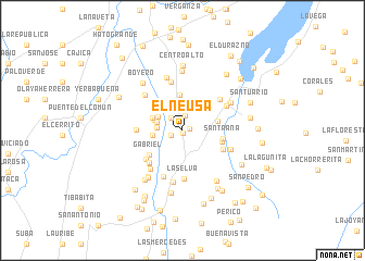 map of El Neusa