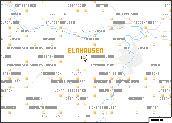 map of Elnhausen