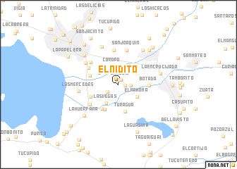 map of El Nidito