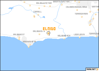 map of El Nido