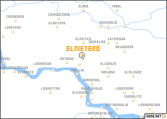 map of El Nietero