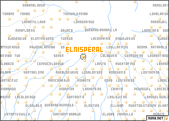 map of El Nisperal