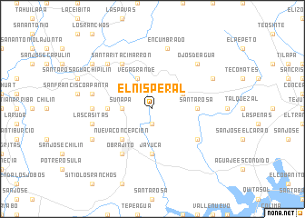 map of El Nisperal