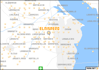 map of El Nispero