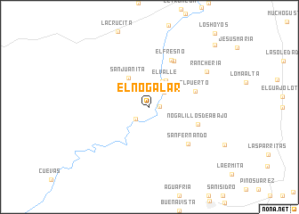 map of El Nogalar