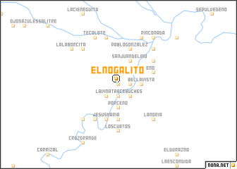 map of El Nogalito