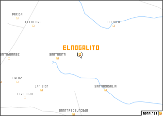 map of El Nogalito