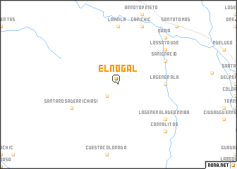 map of El Nogal