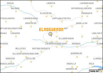 map of El Noguerón