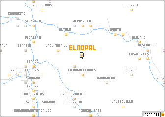 map of El Nopal