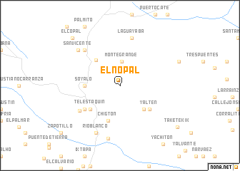 map of El Nopal