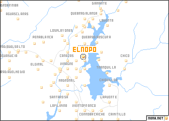 map of El Ñopo