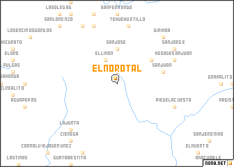 map of El Norotal