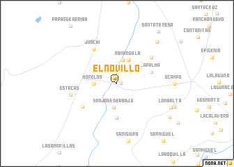 map of El Novillo