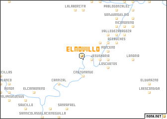 map of El Novillo