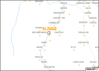 map of El Nudo