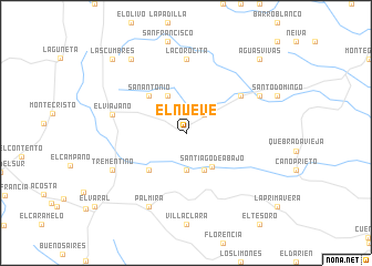 map of El Nueve