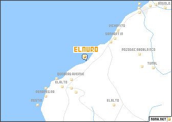 map of El Ñuro