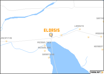 map of El Oasis