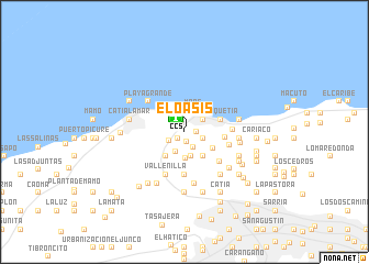 map of El Oasis