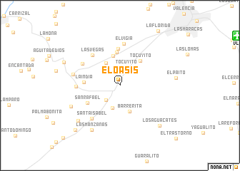 map of El Oasis