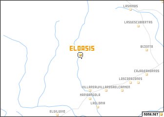 map of El Oasis