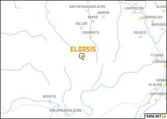 map of El Oasis