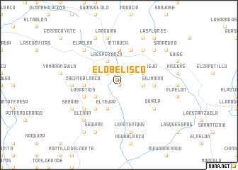 map of El Obelisco