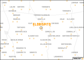 map of El Obispito