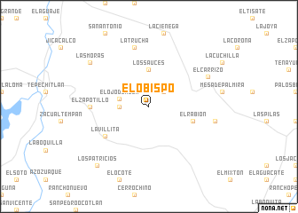 map of El Obispo