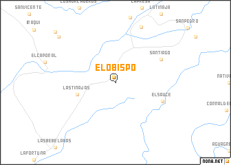 map of El Obispo