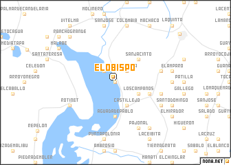 map of El Obispo