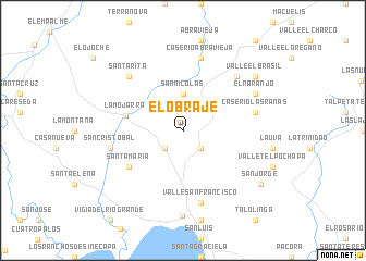 map of El Obraje