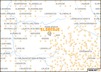 map of El Obraje