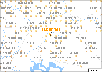 map of El Obraje