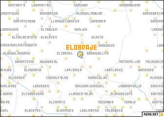 map of El Obraje