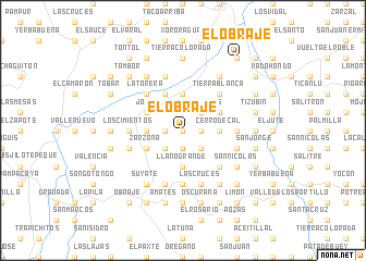 map of El Obraje