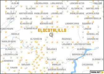 map of El Ocotalillo