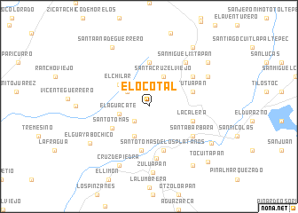 map of El Ocotal