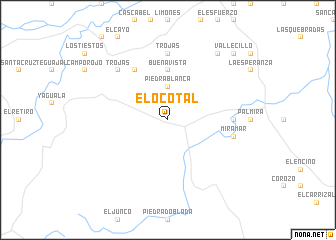 map of El Ocotal