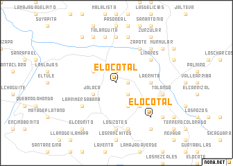 map of El Ocotal