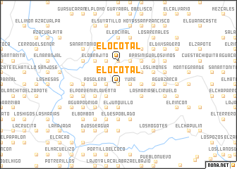 map of El Ocotal