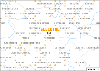 map of El Ocotal