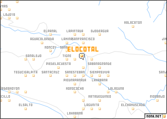 map of El Ocotal