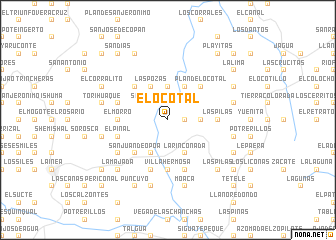 map of El Ocotal