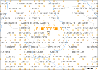 map of El Ocote Solo