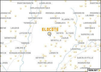 map of El Ocote