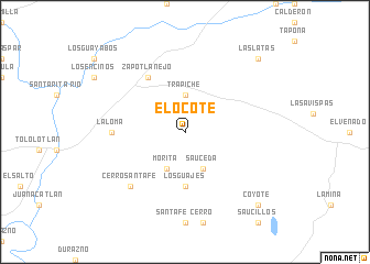 map of El Ocote