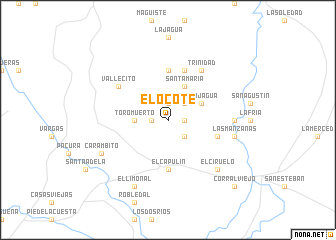 map of El Ocote