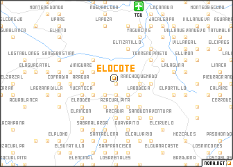 map of El Ocote